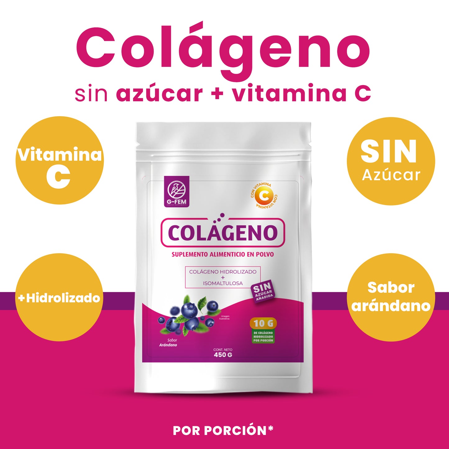 Colágeno (sin azúcar)