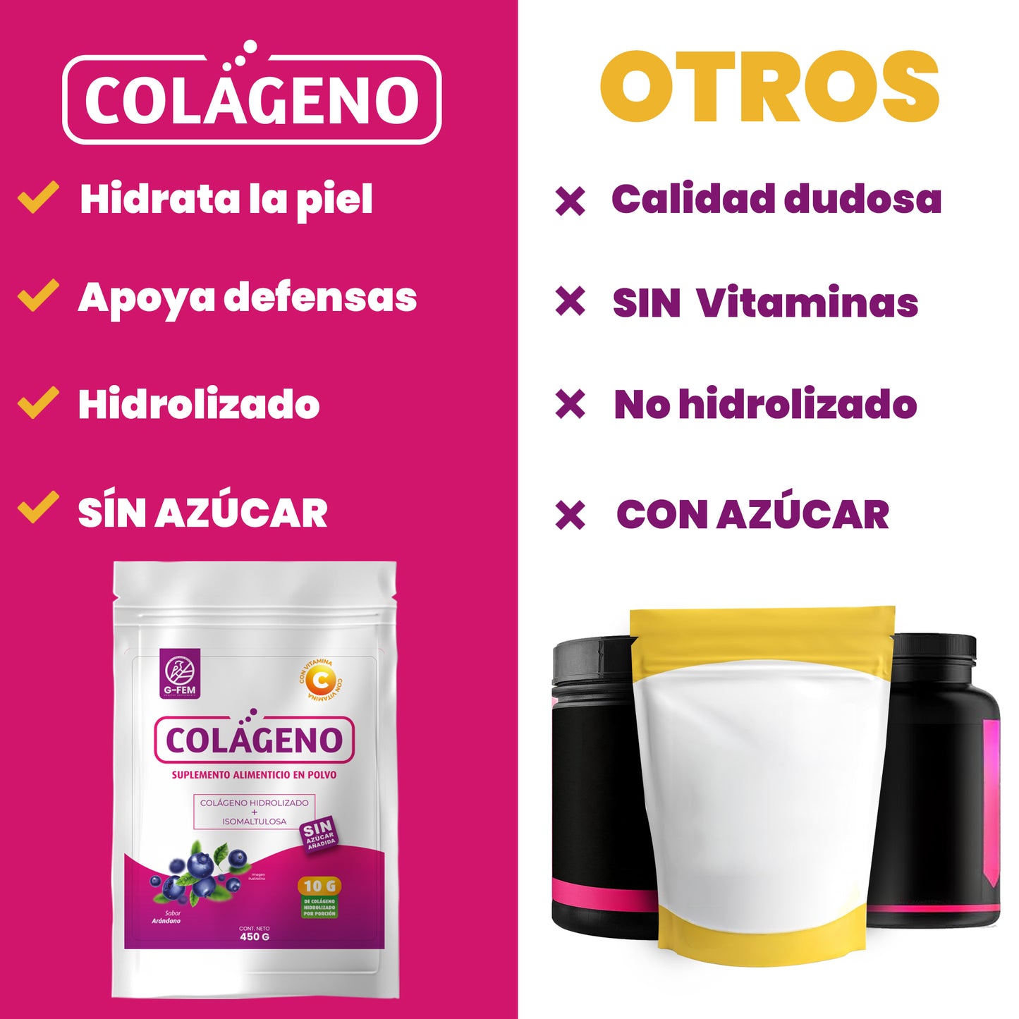 Colágeno (sin azúcar)